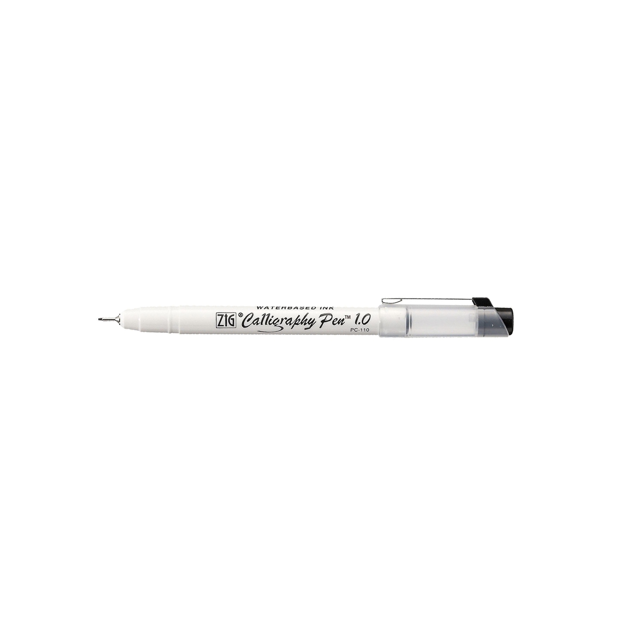 Flomāsters ZIG Calligraphy pen, 1.0 mm, melna