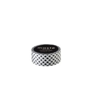 Dekoratīva līmlente Maste, Black and white dots