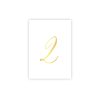 Kartīte Gold Numbers, 2, 10 cm x 15 cm