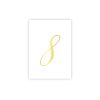 Kartīte Gold Numbers, 8, 10 cm x 15 cm