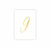 Kartīte Gold Numbers, 9, 10 cm x 15 cm