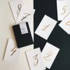 Kartīte Gold Numbers, 6, 10 cm x 15 cm