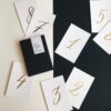 Kartīte Gold Numbers, 8, 10 cm x 15 cm