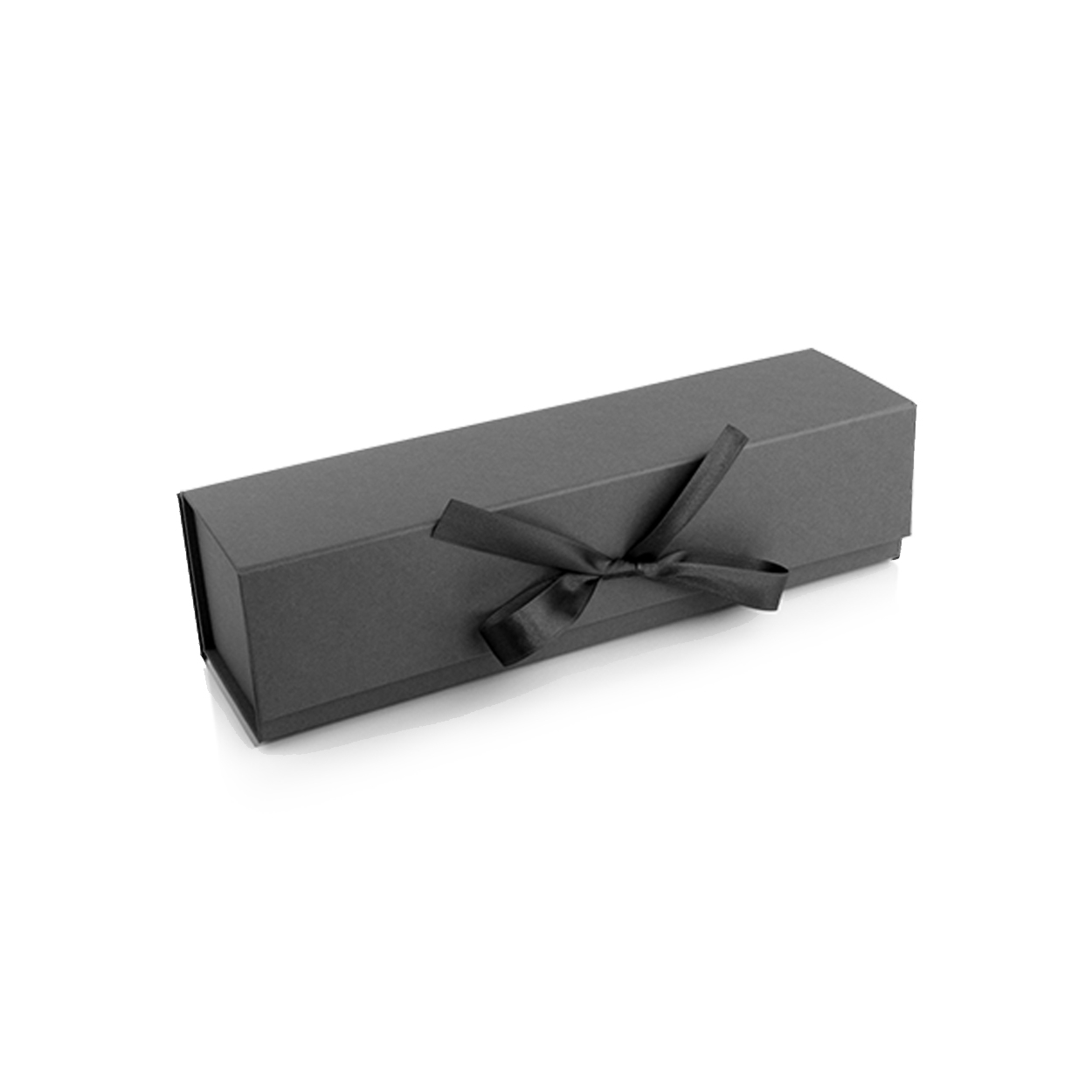 Kartona kaste pudelei Lux, Black, 33 cm x 8.5 cm x 8.5 cm