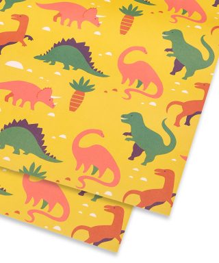 Dāvanu ietinamais papīrs Dinosaurs, loksne