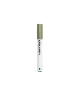 Marķieris ar krīta efektu, Chalk marker, Olive green, 3 mm