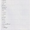 Vingrinājumu burtnīca Cahier, asgala spalvai