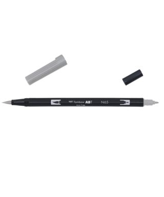 Flomāsters - ota Tombow ABT N65, vidēji pelēks
