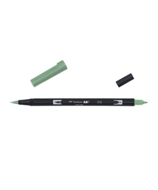 Flomāsters-ota Tombow ABT 312, dūmakaini zaļš