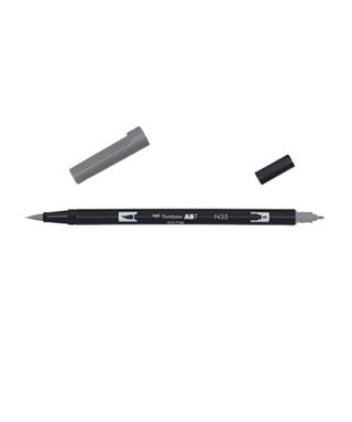 Flomāsters-ota Tombow ABT N35, tumši pelēks
