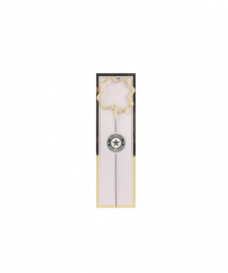 Brīnumsvece Symbol Clover, zelta krāsa
