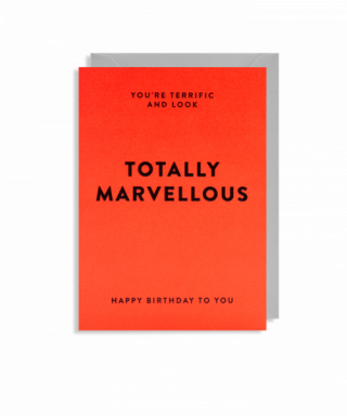 Kartīte Totally Marvellous, Happy birthday