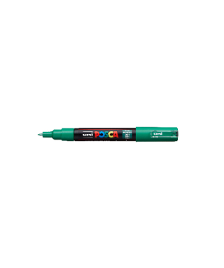 Flomāsters UNI Posca 1M, zaļš, ūdens bāze, Mitsubishi Pencil