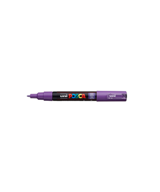 Flomāsters UNI Posca 1M, violets, ūdens bāze, Mitsubishi Pencil