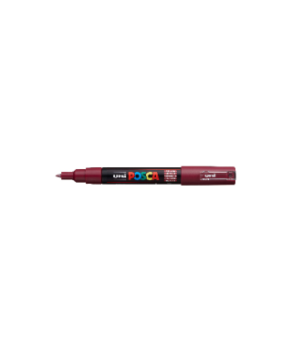 Flomāsters UNI Posca 1M, bordo, ūdens bāze, Mitsubishi Pencil