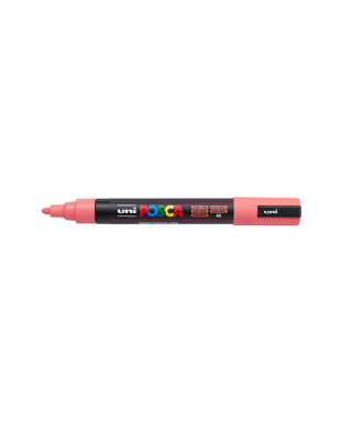 Flomāsters UNI Posca 5M, koraļļu, ūdens bāze, Mitsubishi Pencil