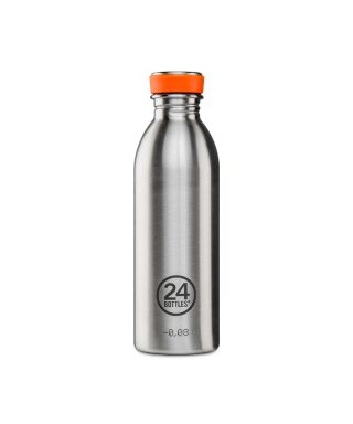 Pudele Urban, 500 ml, Brushed Steel, 24 Bottles