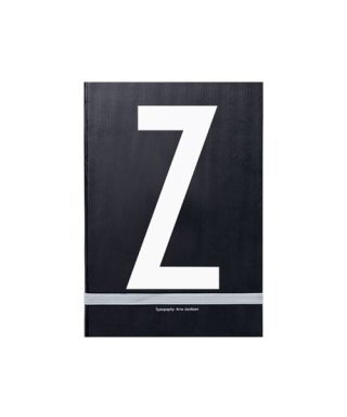 Piezīmju grāmata Typography: Z, Design Letters