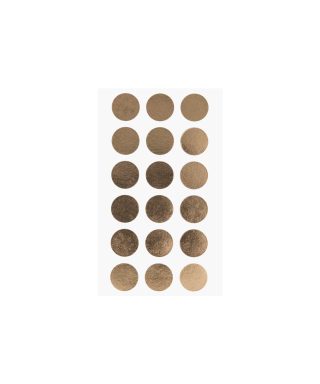 Uzlīmju komplekts Gold Dots, 1.5 cm, 4 loksnes