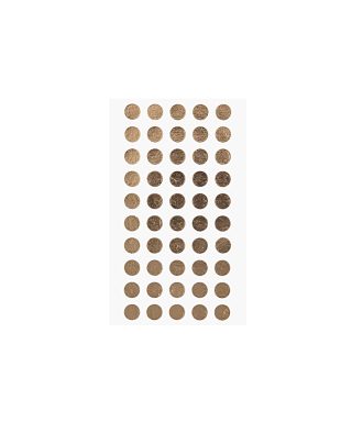 Uzlīmju komplekts Gold Dots, 1.8 cm, 4 loksnes