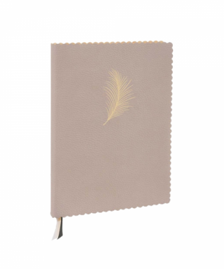 Piezīmju grāmata Gold Feather, Leatherette, punktotas lapas