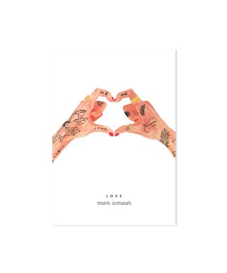 Kartīte Hands of love, All the ways to say