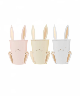 Papīra krūzīšu komplekts Bunny, Carrot Crunch, 8 gab.