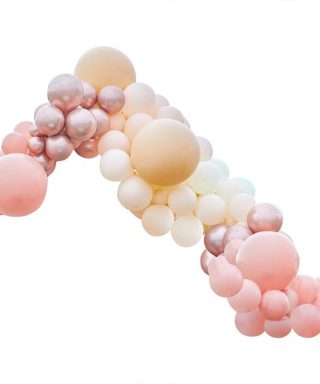 Balonu komplekts LUXE PEACH ARCH