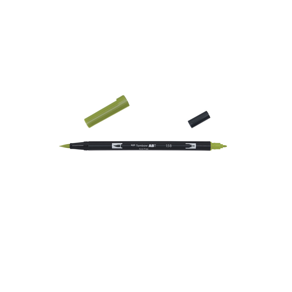 Flomasters---ota-Tombow-ABT-158,-olivu-zals