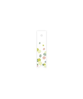 Etiķete Slim, Pastel Dots