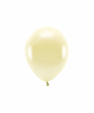 Balons Metallic, Light Yellow, Eco, 1 gab.