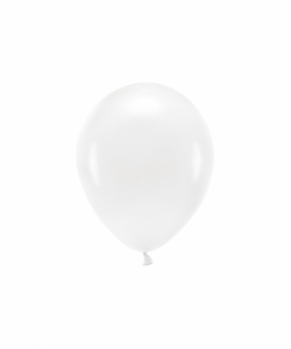 Balons Pastel, White, Eco, 1 gab.