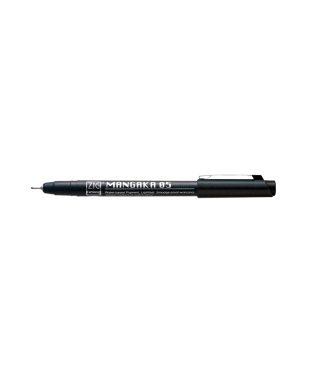 Flomāstera tipa pildspalva ZIG Mangaka fineliner 0.5 mm, melna