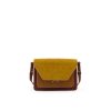 1801849 - Sticky Sis Club - Satchel - Brick red + sunset orange + honey gold - front