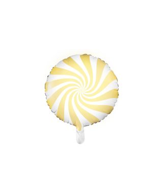 Balons Candy, Light Yellow, Foil Baloon
