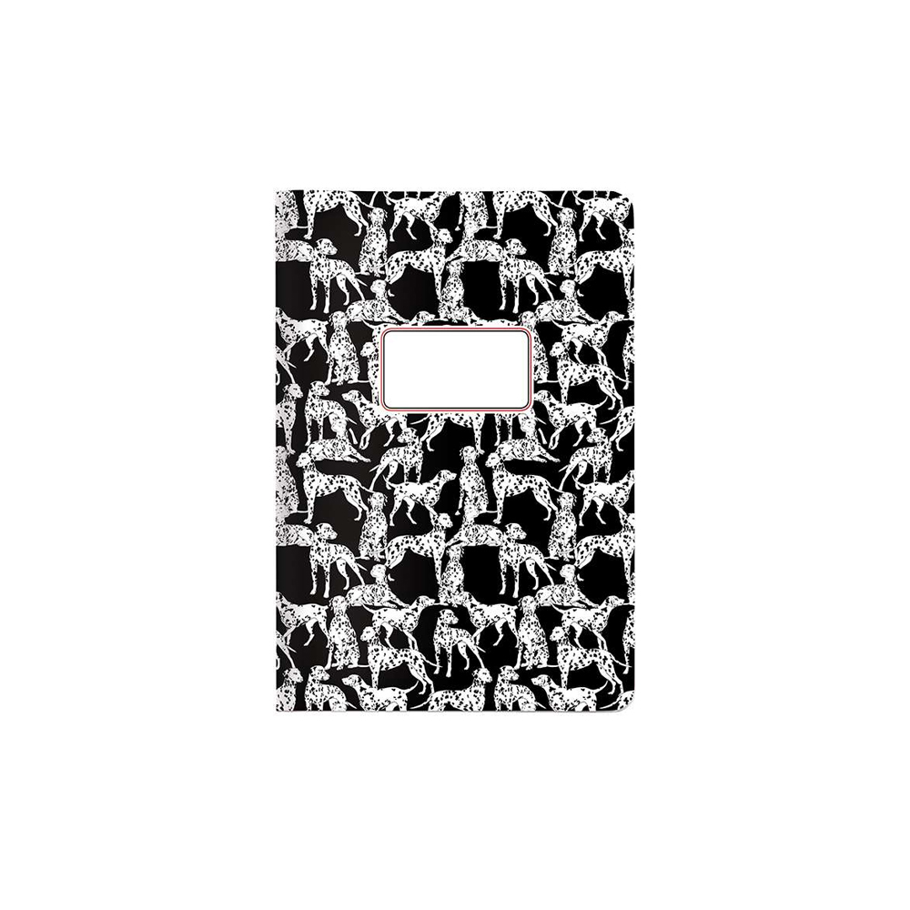 piezimju-burtnica-a5-black-and-white-dogs