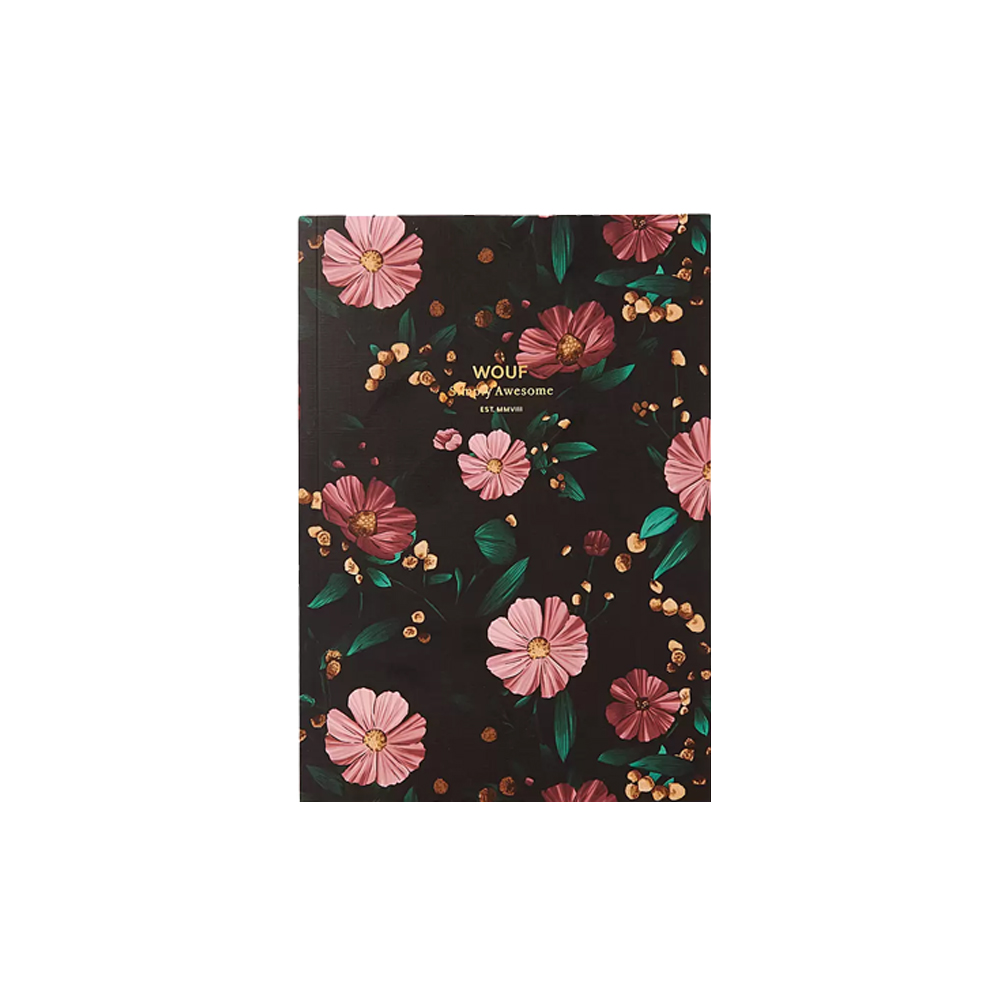 piezimju-burtnica-black-flowers-wouf
