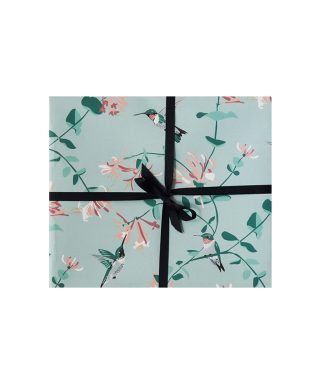 Dāvanu iesaiņojamais papīrs Hummingbird, Mint, loksne