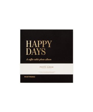 Fotoalbums Happy days, Black, mazs, Printworks