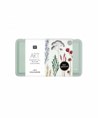 Akvareļu komplekts Art kit, Icy colours, 12 gab.