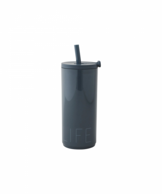 Krūze ar salmiņu Royal, 500 ml, Design Letters