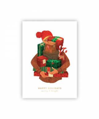 Kartīte Xmas girl presents, All the ways to say