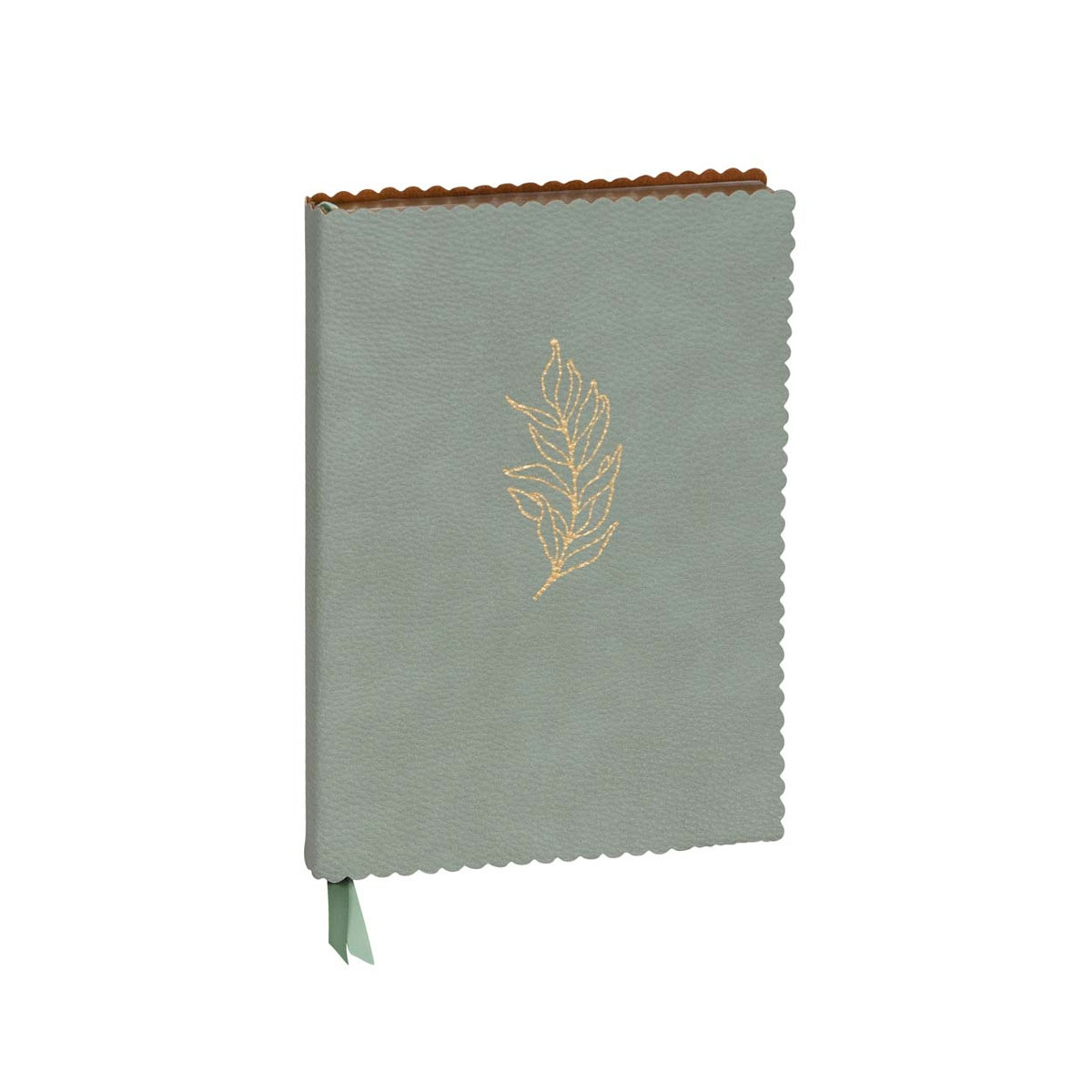 Piezimju-gramata-Gold-Leaf,-leather,-punktotas,-A5