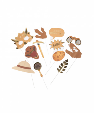Masku un atrubūtu komplekts Dinosaure Choco,