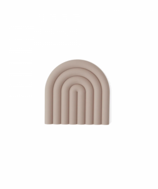 Silikona dekors - paliktnis RAINBOW TRIVET, Rose, Living Design, OYOY