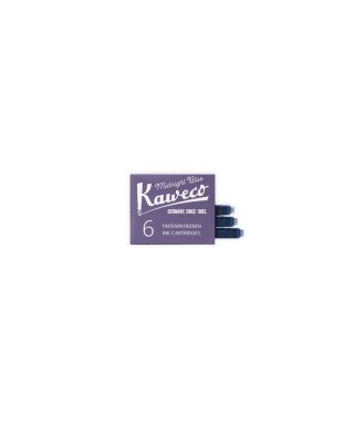 Tintes kodoliņi Midnight Blue, 6 gab., International short, Kaweco