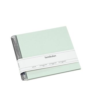 Fotoalbums - scrapbook Economy Medium, Moss, krēmkrāsas lapas