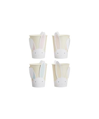 Papīra krūzīšu komplekts Bunny, 8 gb.