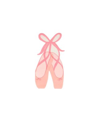Papīra salvešu komplekts Ballet Slippers, 16 gab , Meri Meri