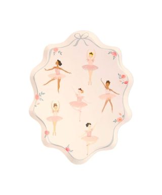Papīra šķīvji Ballerina, 8 gab., Meri Meri